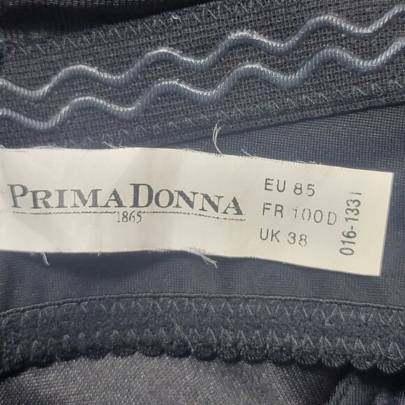 Prima Donna Satin Strapless Convertible Bra Black Size 38D - Picture 7 of 8